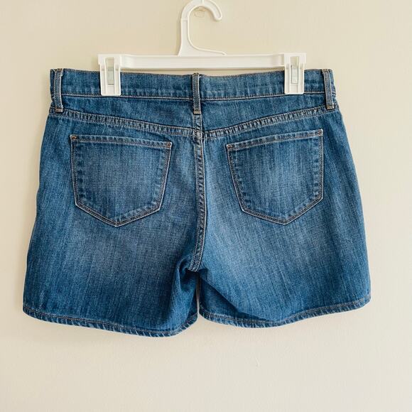 Old Navy Size 4 5" inseam The Boyfriend Denim Jean Short Deep Sea - Picture 5 of 7